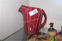 McCOY POTTERY PITCHER - SMALL FLAKE TO SPOUT