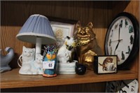 CAT ITEMS - CLOCK - FIGURNIES - LAMP