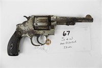 SMITH & WESSON REVOLVER GUN IS WELL WORN, COMES