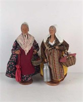 S. Jouglas figurines 2 French Santon