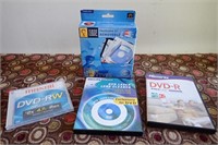 Recordable DVD's, Cleaner, Sleeves