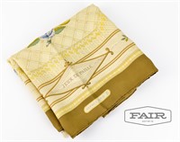 Silk scarf by Hermès - Jeux De Paille