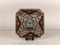 Ceramic Oriental style plate