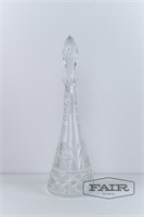 Tall liquor crystal decanter