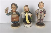 Three Hummel figurines