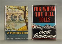 2 Hemingway Firsts incl: For Whom The Bell Tolls.