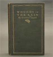 Stephen Crane. Wounds In The Rain. 1900. 1st ed.