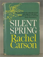 Signed: Rachel Carson. Silent Spring, in dj.