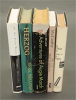 5 books: Saul Bellow, Cormac McCarthy, Deighton.
