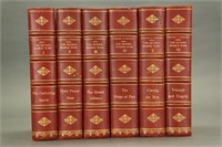 The Second World War. 6 Vols Red leather.