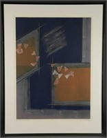 Pair of 20th Century Framed Abstract Prints