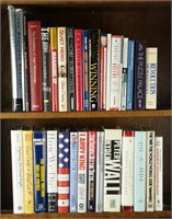 32 signed books: Larry King, Chris Matthews...
