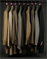 Group of 9 suits owned by Dr. John McLaughlin