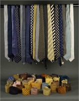 Group of silk ties owned by Dr. John McLaughlin