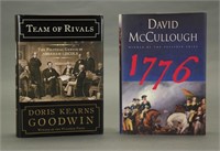 2 inscribed books: Goodwin + David McCullough