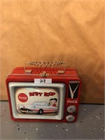 Vintage coca cola betty boop lunch box