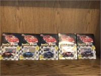 LOT 5 Nascar Stock Car with Collectors Card and