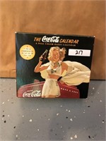 The coca cola calendar