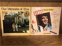 LOT 2 Vinyl Records Our memories of Elvis Sing