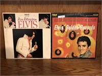 LOT 2 Vinyl Record Elvis Love Letters Golden RCA
