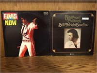 LOT 2 Vinyl Records Elvis NOW and ->