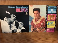 LOT 2 Vinyl Record Elvis Great Songs