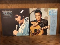 LOT 2 Vinyl Records Elvis Command Performance
