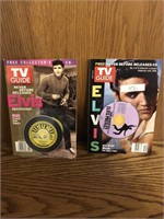 LOT 2 Elvis Presley Forever TV GUIDE Collectors