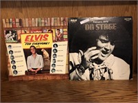 LOT 2 Vinyl Record Elvis For Everyone - On Stage