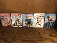 LOT 5 Assorted Elvis Presley DVDs