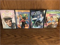 LOT 4 Assorted Elvis Presley DVDs
