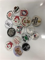 LOT 16 Assorted BUTTON PINS