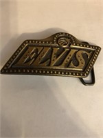 Elvis Presley Buckle Belt Engraved