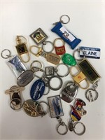 LOT 18 Assorted Keychains