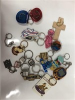 LOT 20 Assorted Key Chains