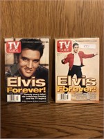 LOT 2 Elvis Presley Forever TV GUIDE Collectors
