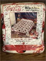 Coca-Cola Blanket Fit Twin or full Size beds