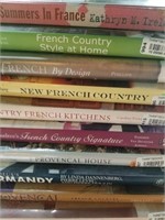 LOT OF FRENCH DECORATING BOOKS