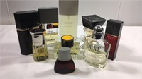 Variety of luxury men’s cologne: Chanel,