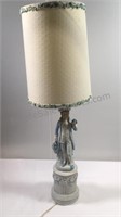 Porcelain figurine lamp—21.25” tall.