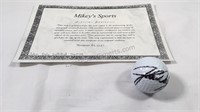 John Daly signed Topflite golfball with