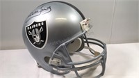 Howie Long signed Raiders football helmet
