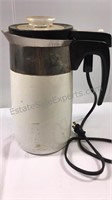 Vintage Corning Ware electric percolator