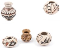 Lourdes Lopez Signed Small Pottery Collection