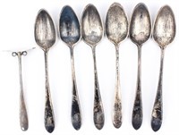 Sterling Silver Spoons & Food Pusher
