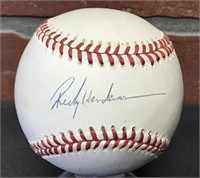 Autographed Ricky Henderson Baseball