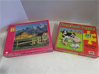 Vintage puzzles; never opened