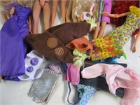 Barbie selection with accessories