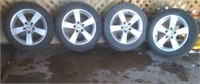 Set of 4 Honda Alloy Rims-G Year Tires
