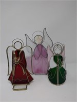 Stained Glass Angels Trio